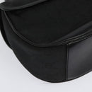 GUCCI GG Canvas Hand Bag 2way Black Gold 000 2058 0321 Auth 133588-4