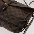 LOUIS VUITTON Damier Ebene Saumur 30 Shoulder Bag SPO N48081 LV Auth 133592-14