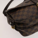 LOUIS VUITTON Damier Ebene Saumur 30 Shoulder Bag SPO N48081 LV Auth 133592-15