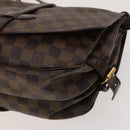 LOUIS VUITTON Damier Ebene Saumur 30 Shoulder Bag SPO N48081 LV Auth 133592-16