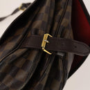 LOUIS VUITTON Damier Ebene Saumur 30 Shoulder Bag SPO N48081 LV Auth 133592-18