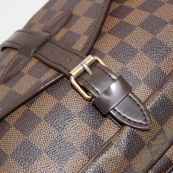 LOUIS VUITTON Damier Ebene Saumur 30 Shoulder Bag SPO N48081 LV Auth 133592
