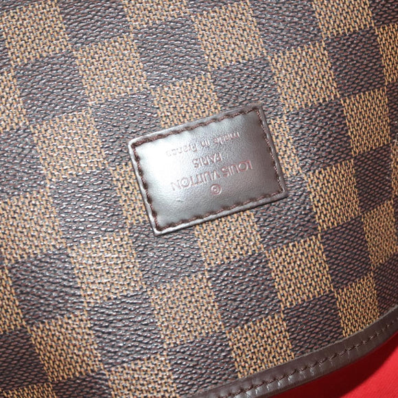 LOUIS VUITTON Damier Ebene Saumur 30 Shoulder Bag SPO N48081 LV Auth 133592