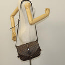 LOUIS VUITTON Damier Ebene Saumur 30 Shoulder Bag SPO N48081 LV Auth 133592-26