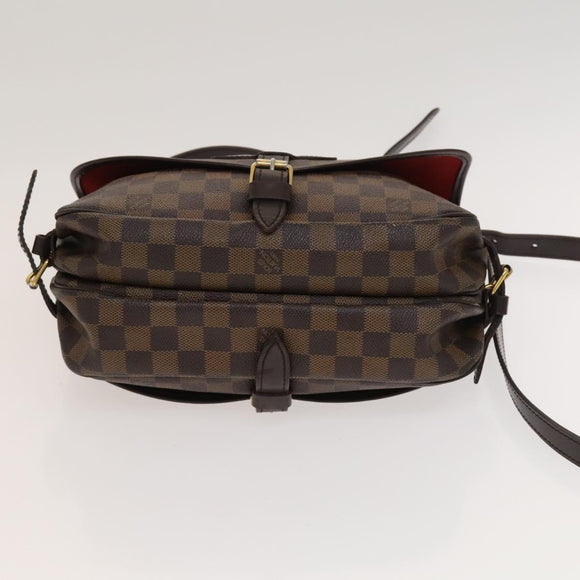 LOUIS VUITTON Damier Ebene Saumur 30 Shoulder Bag SPO N48081 LV Auth 133592