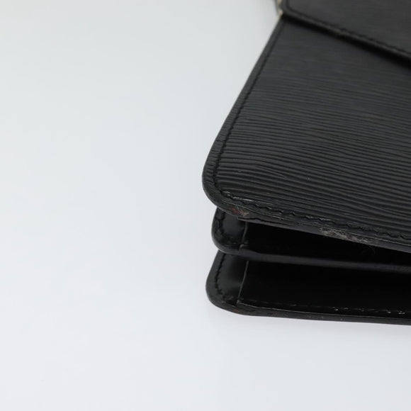 LOUIS VUITTON Epi Osh Shoulder Bag Black Red M52444 LV Auth 133596