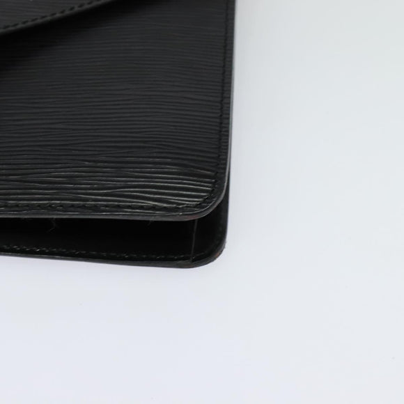 LOUIS VUITTON Epi Osh Shoulder Bag Black Red M52444 LV Auth 133596