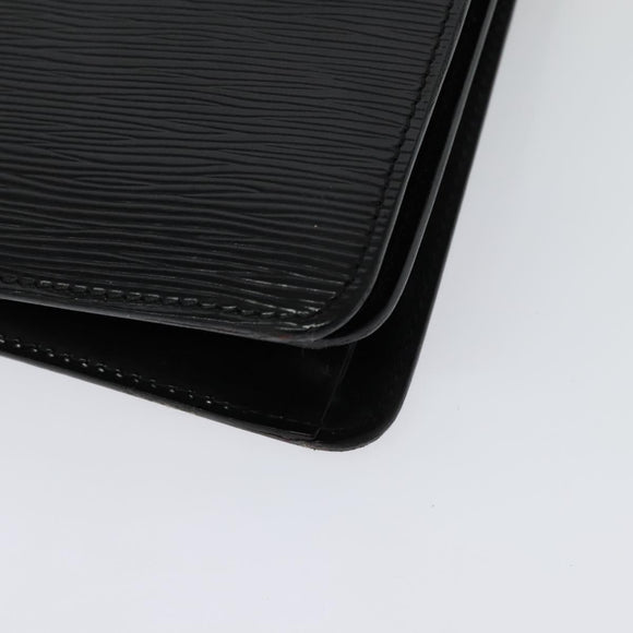 LOUIS VUITTON Epi Osh Shoulder Bag Black Red M52444 LV Auth 133596