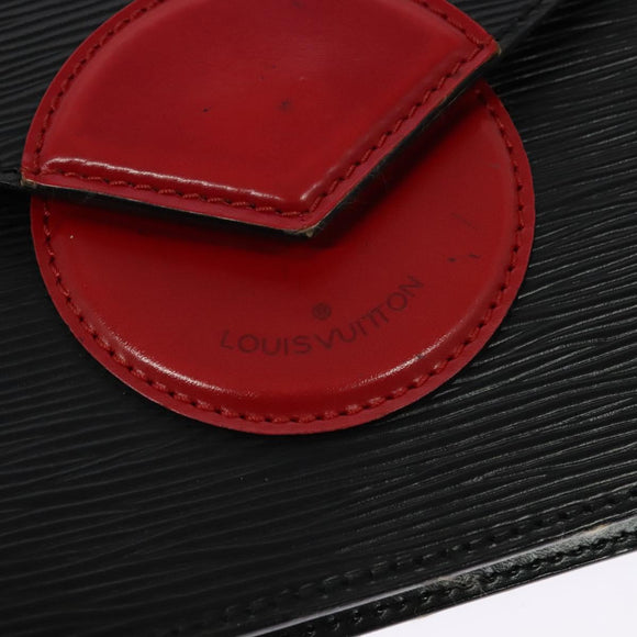 LOUIS VUITTON Epi Osh Shoulder Bag Black Red M52444 LV Auth 133596