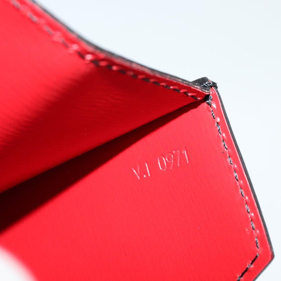 LOUIS VUITTON Epi Osh Shoulder Bag Black Red M52444 LV Auth 133596