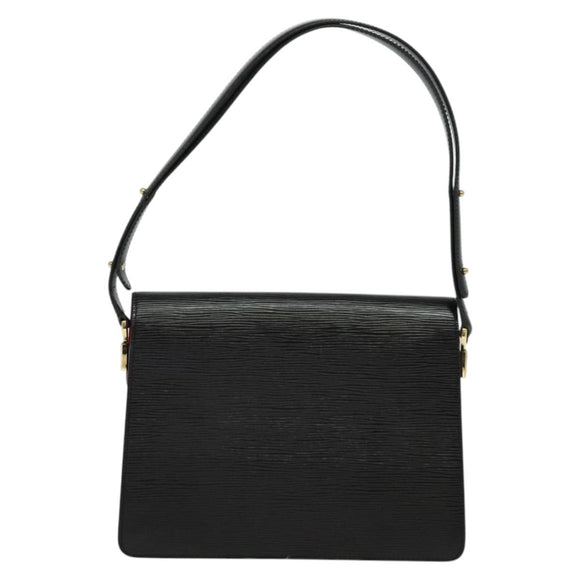 LOUIS VUITTON Epi Osh Shoulder Bag Black Red M52444 LV Auth 133596