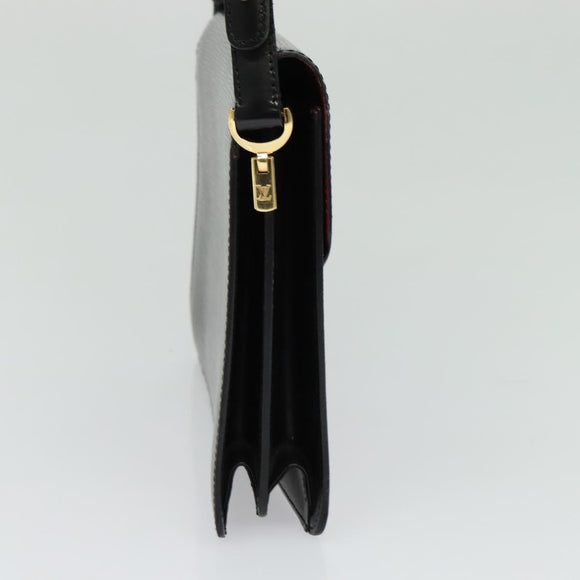 LOUIS VUITTON Epi Osh Shoulder Bag Black Red M52444 LV Auth 133596