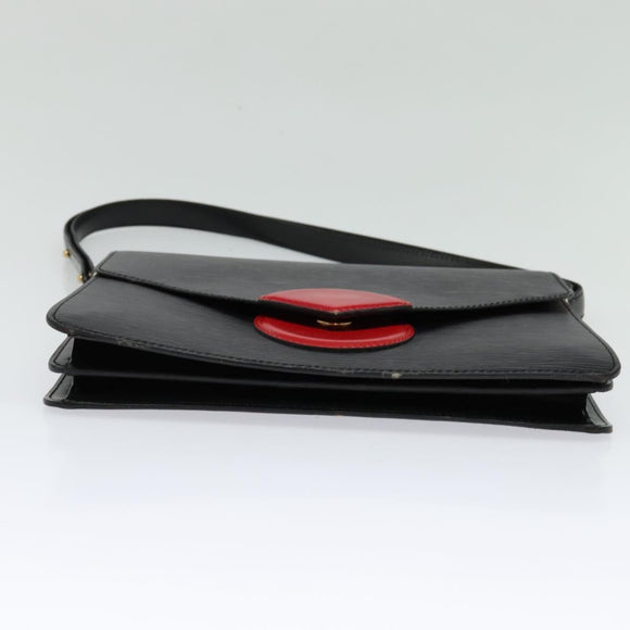 LOUIS VUITTON Epi Osh Shoulder Bag Black Red M52444 LV Auth 133596