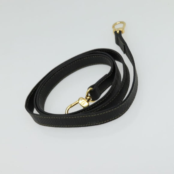 FENDI Zucca Canvas Hand Bag 2way Black Brown gold Auth 133607