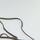 FENDI Zucchino Canvas Shoulder Bag PVC Dark Brown Auth 133608-8