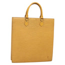LOUIS VUITTON Epi Sac Plat Hand Bag Yellow M52079 LV Auth 133609-1