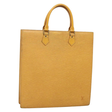 LOUIS VUITTON Epi Sac Plat Hand Bag Yellow M52079 LV Auth 133609