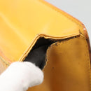 LOUIS VUITTON Epi Sac Plat Hand Bag Yellow M52079 LV Auth 133609-9