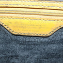 LOUIS VUITTON Epi Sac Plat Hand Bag Yellow M52079 LV Auth 133609-18