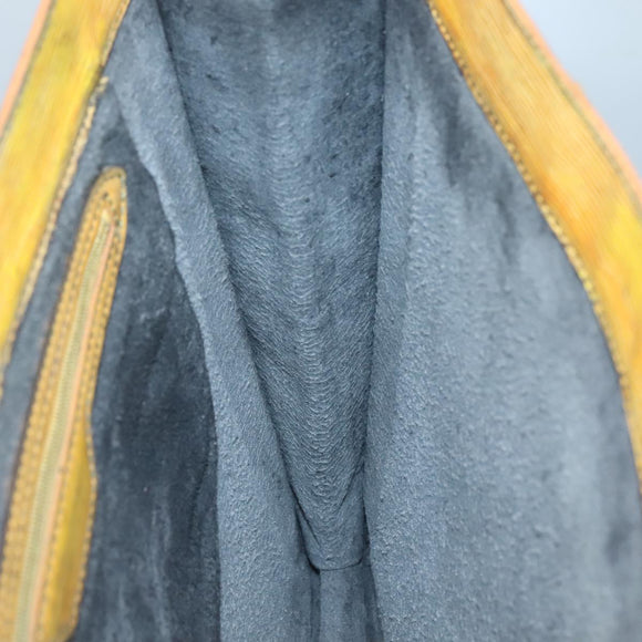 LOUIS VUITTON Epi Sac Plat Hand Bag Yellow M52079 LV Auth 133609