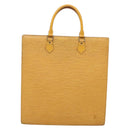 LOUIS VUITTON Epi Sac Plat Hand Bag Yellow M52079 LV Auth 133609-13