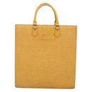 LOUIS VUITTON Epi Sac Plat Hand Bag Yellow M52079 LV Auth 133609-2