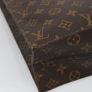 LOUIS VUITTON Monogram Sac Plat Hand Bag M51140 LV Auth 133613-14