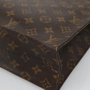 LOUIS VUITTON Monogram Sac Plat Hand Bag M51140 LV Auth 133613-15