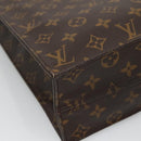 LOUIS VUITTON Monogram Sac Plat Hand Bag M51140 LV Auth 133613-16