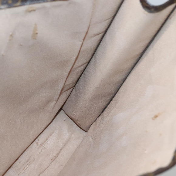 LOUIS VUITTON Monogram Sac Plat Hand Bag M51140 LV Auth 133613