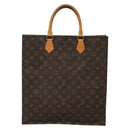 LOUIS VUITTON Monogram Sac Plat Hand Bag M51140 LV Auth 133613-13