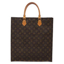 LOUIS VUITTON Monogram Sac Plat Hand Bag M51140 LV Auth 133613-2