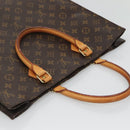 LOUIS VUITTON Monogram Sac Plat Hand Bag M51140 LV Auth 133613-6