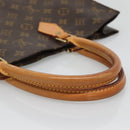LOUIS VUITTON Monogram Sac Plat Hand Bag M51140 LV Auth 133613-7