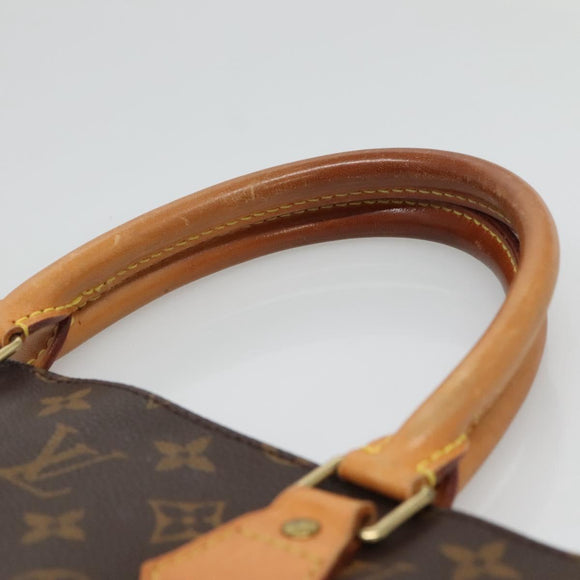 LOUIS VUITTON Monogram Sac Plat Hand Bag M51140 LV Auth 133613