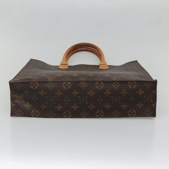 LOUIS VUITTON Monogram Sac Plat Hand Bag M51140 LV Auth 133613