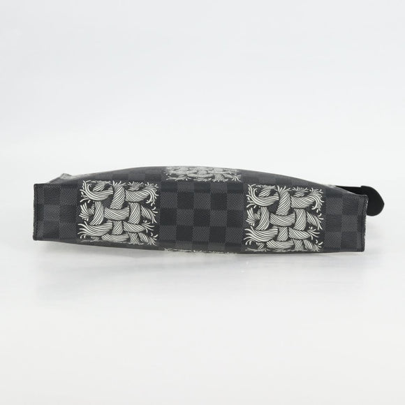 LOUIS VUITTON Damier Christopher Nemeth Pochette Voyage N61234 Auth 133622M