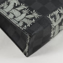 LOUIS VUITTON Damier Christopher Nemeth Pochette Voyage N61234 Auth 133622SAM-7