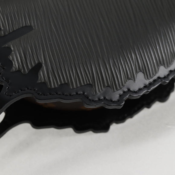 LOUIS VUITTON Epi Monogram Cat Face Pochette Gray LV Auth 133624M