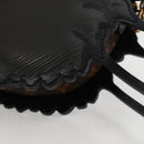 LOUIS VUITTON Epi Monogram Cat Face Pochette Gray LV Auth 133624M-17