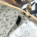 LOUIS VUITTON Epi Monogram Cat Face Pochette Gray LV Auth 133624SAM-11