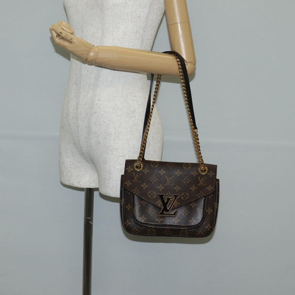 LOUIS VUITTON Monogram Passy Shoulder Bag M45592 LV Auth 133625M