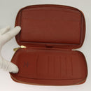 LOUIS VUITTON Epi Agenda geod Wallet Brown LV Auth 133628-9
