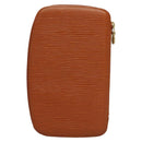 LOUIS VUITTON Epi Agenda geod Wallet Brown LV Auth 133628-2