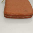 LOUIS VUITTON Epi Agenda geod Wallet Brown LV Auth 133628-6