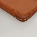 LOUIS VUITTON Epi Agenda geod Wallet Brown LV Auth 133628-7