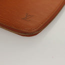 LOUIS VUITTON Epi Agenda geod Wallet Brown LV Auth 133628-14