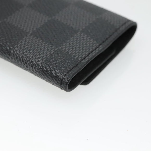 LOUIS VUITTON Damier Graphite Cuff Case LV Auth 133632