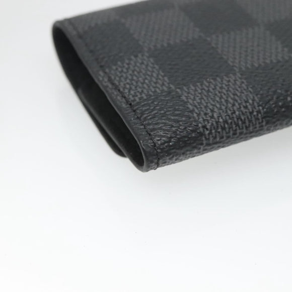 LOUIS VUITTON Damier Graphite Cuff Case LV Auth 133632