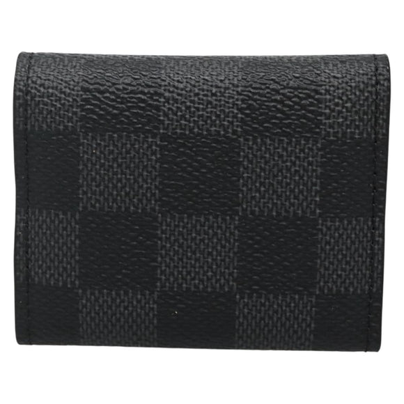LOUIS VUITTON Damier Graphite Cuff Case LV Auth 133632